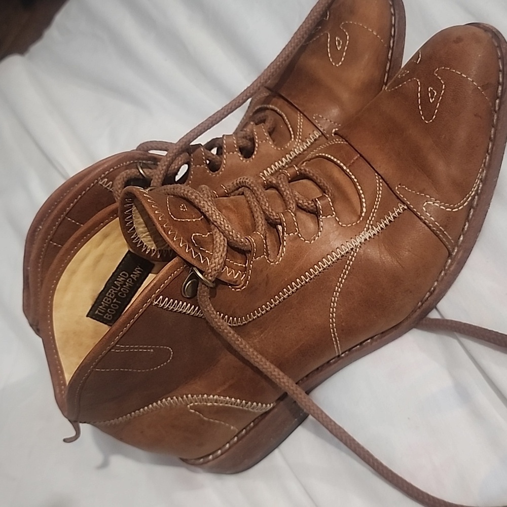 RARE Timberland Boot Company Womens Ankle Boots Size 6 Like New No Box
